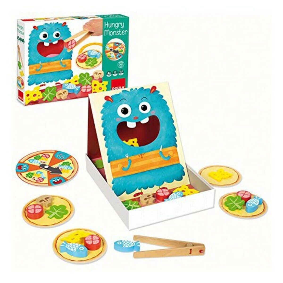 Skill Game for Babies Hungry Monster Goula 53172 Skill Game for Babies Hungry Monster Goula 53172