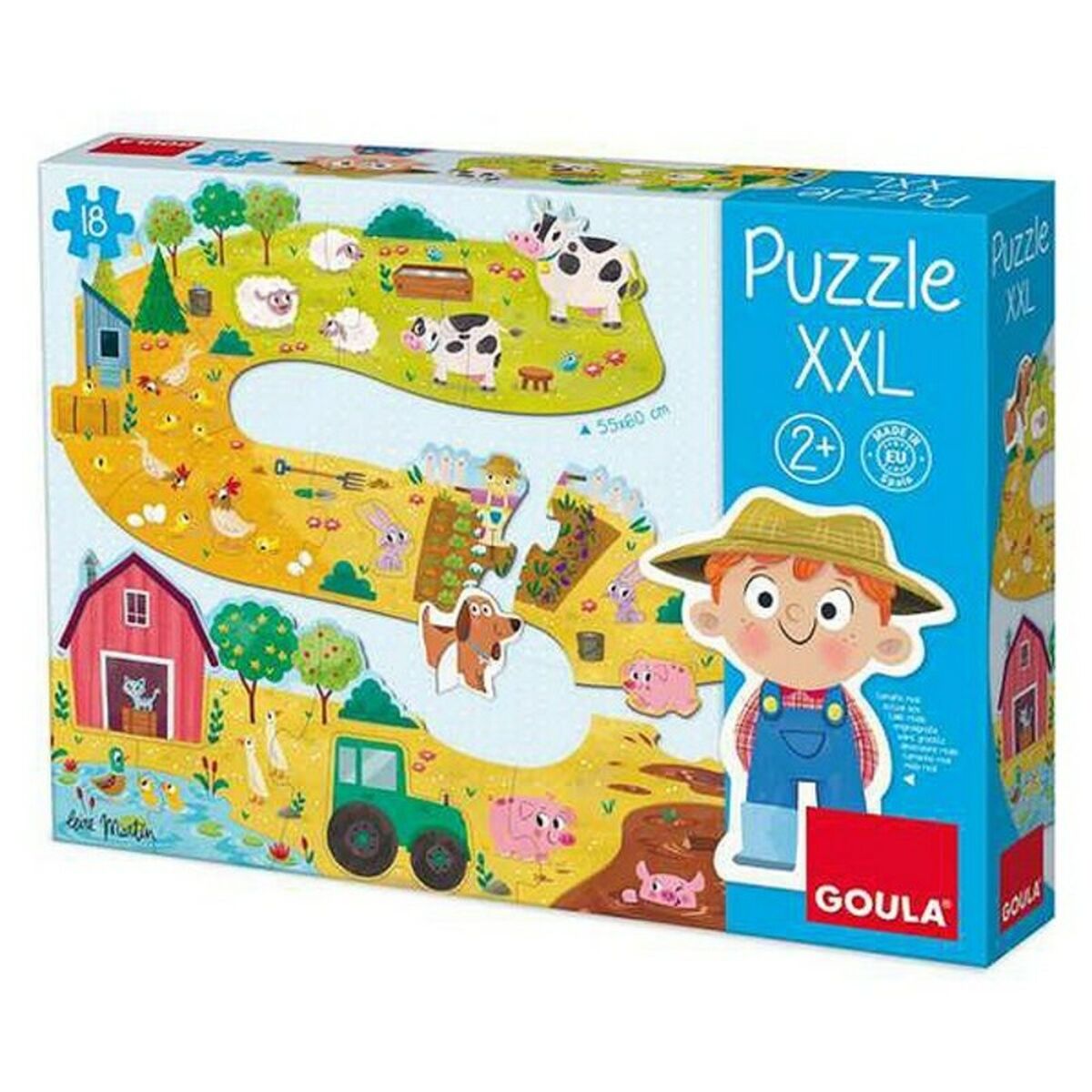 Baby Farm Puzzle XXL Goula 53176 (17 pcs) Baby Farm Puzzle XXL Goula 53176 (17 pcs)