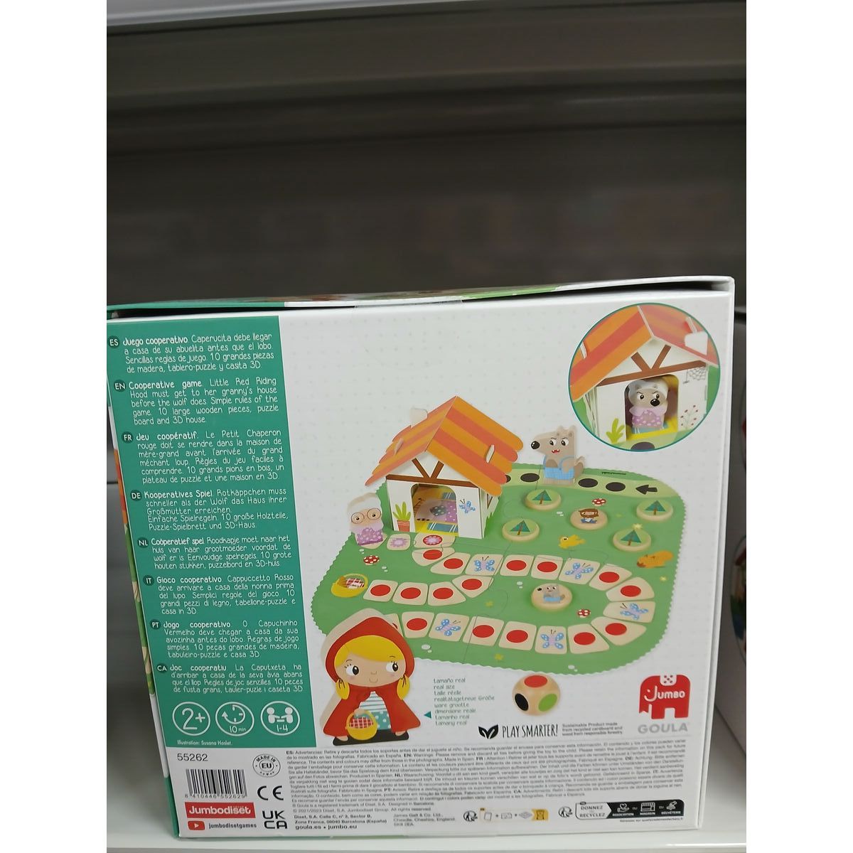 Educational Game Goula Little Red Ridding Hood 9 Pieces