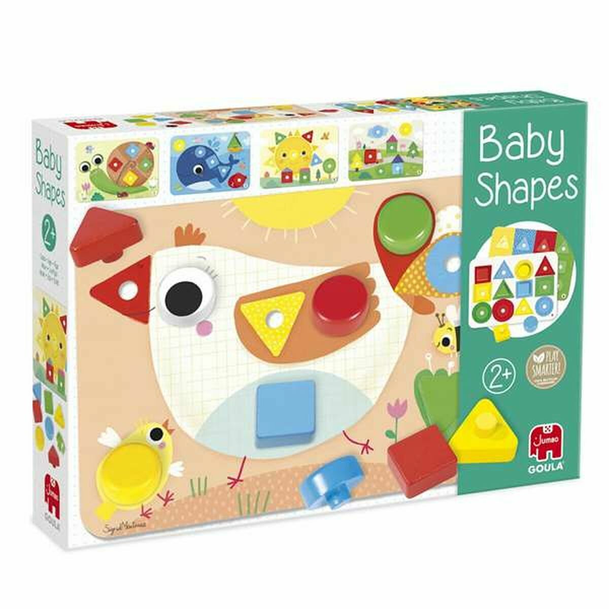 Child’s Puzzle Goula Baby Shapes Multicolour Child’s Puzzle Goula Baby Shapes Multicolour