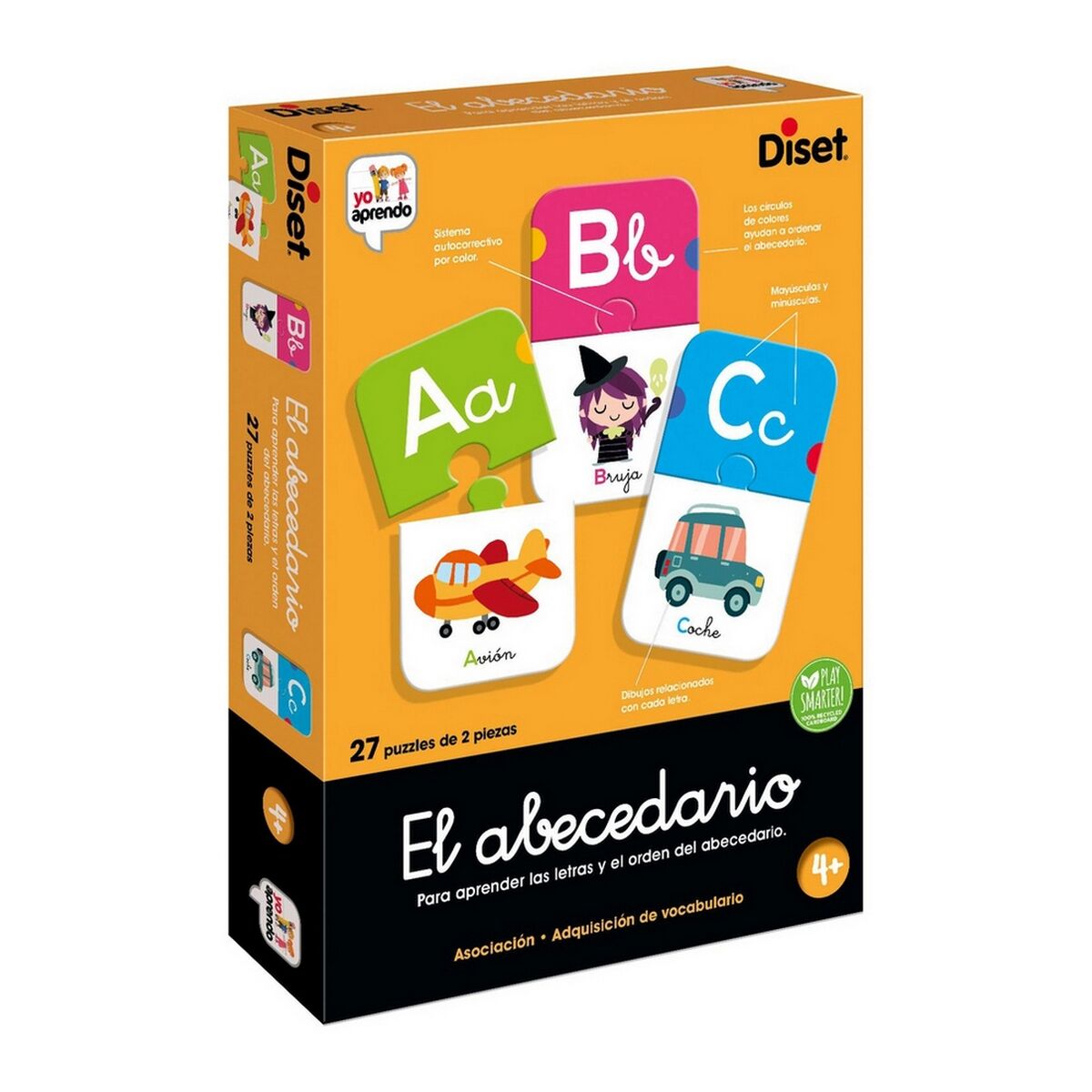 Educational Game Diset El Abecedario 54 Pieces Educational Game Diset El Abecedario 54 Pieces
