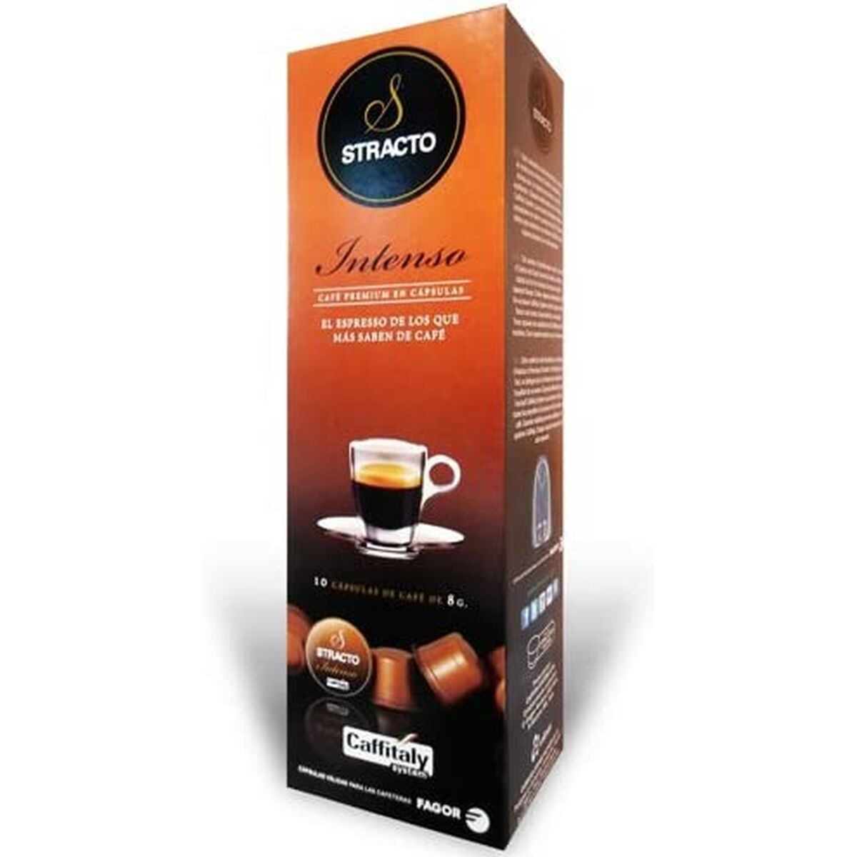 Coffee Capsules with Case Stracto Intenso (10 uds) Coffee Capsules with Case Stracto Intenso (10 uds)