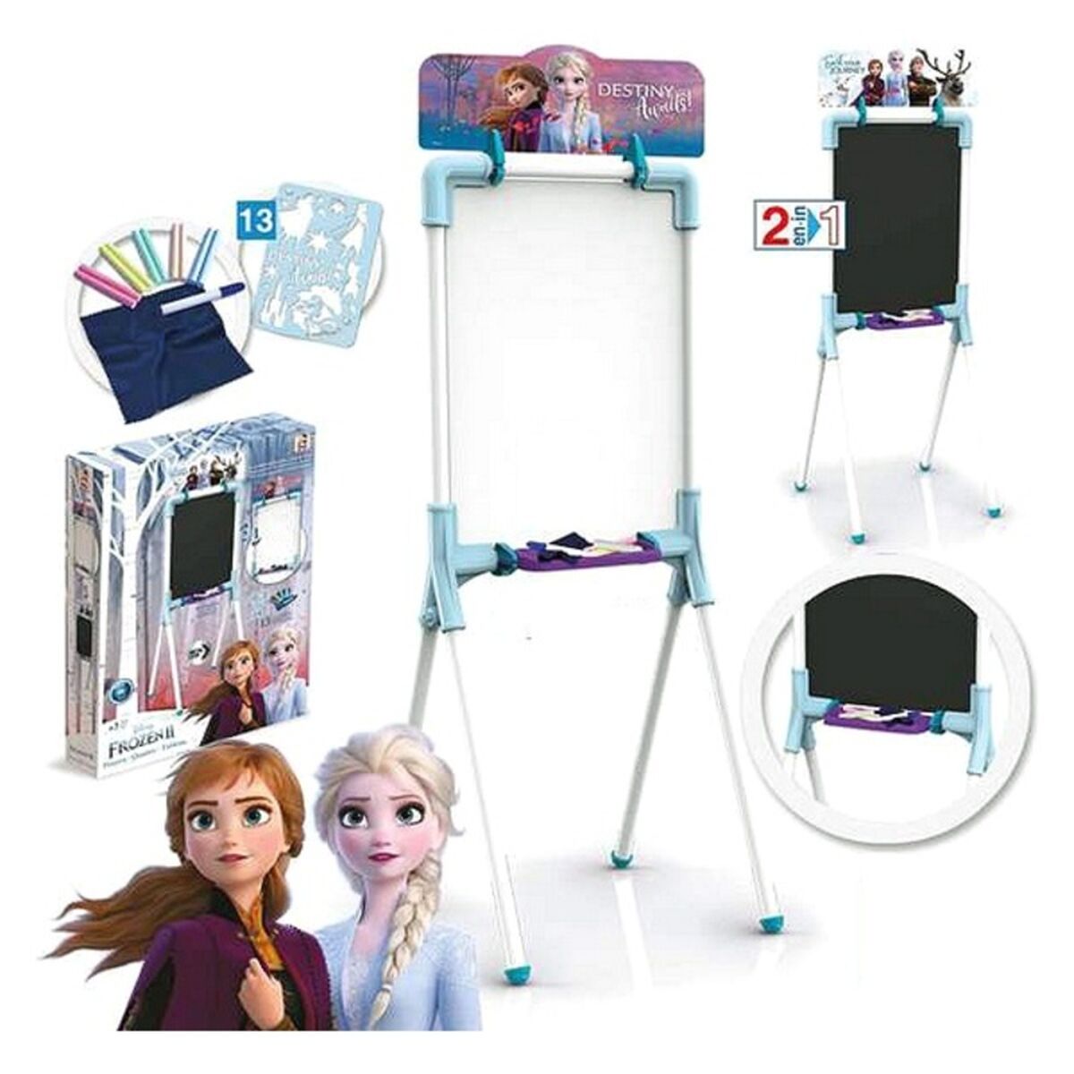 2 in 1 Board Frozen 2 Chicos (12 pcs) (37 x 32 x 98 cm) 2 in 1 Board Frozen 2 Chicos (12 pcs) (37 x 32 x 98 cm)