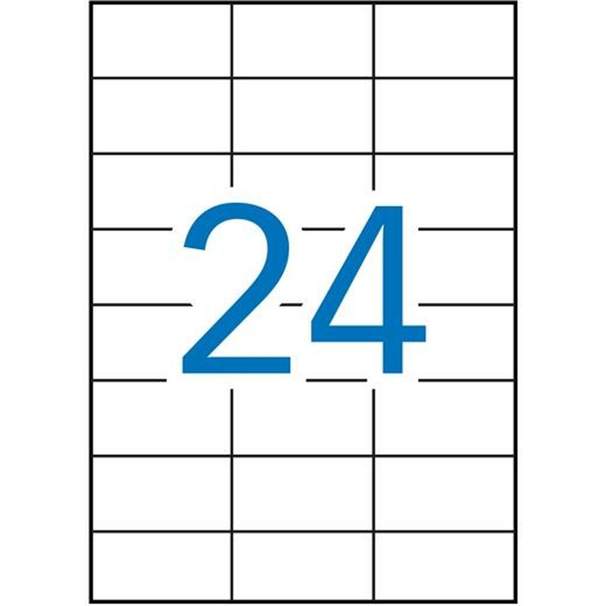 Adhesive labels Apli 1273 100 Sheets 70 x 37 mm White Adhesive labels Apli 1273 100 Sheets 70 x 37 mm White