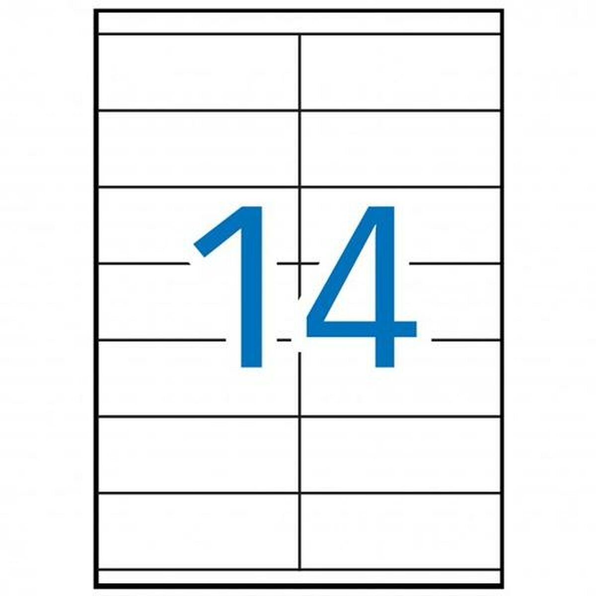 Labels MULTI 3 105 X 40 mm White 100 Sheets