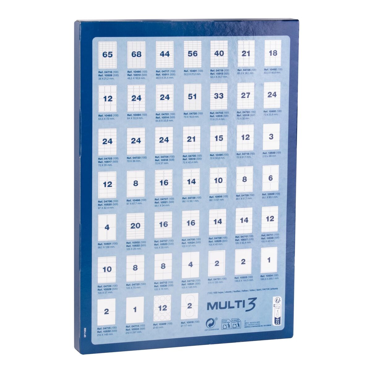 Printer Labels Apli 4715 White 210 x 148 mm