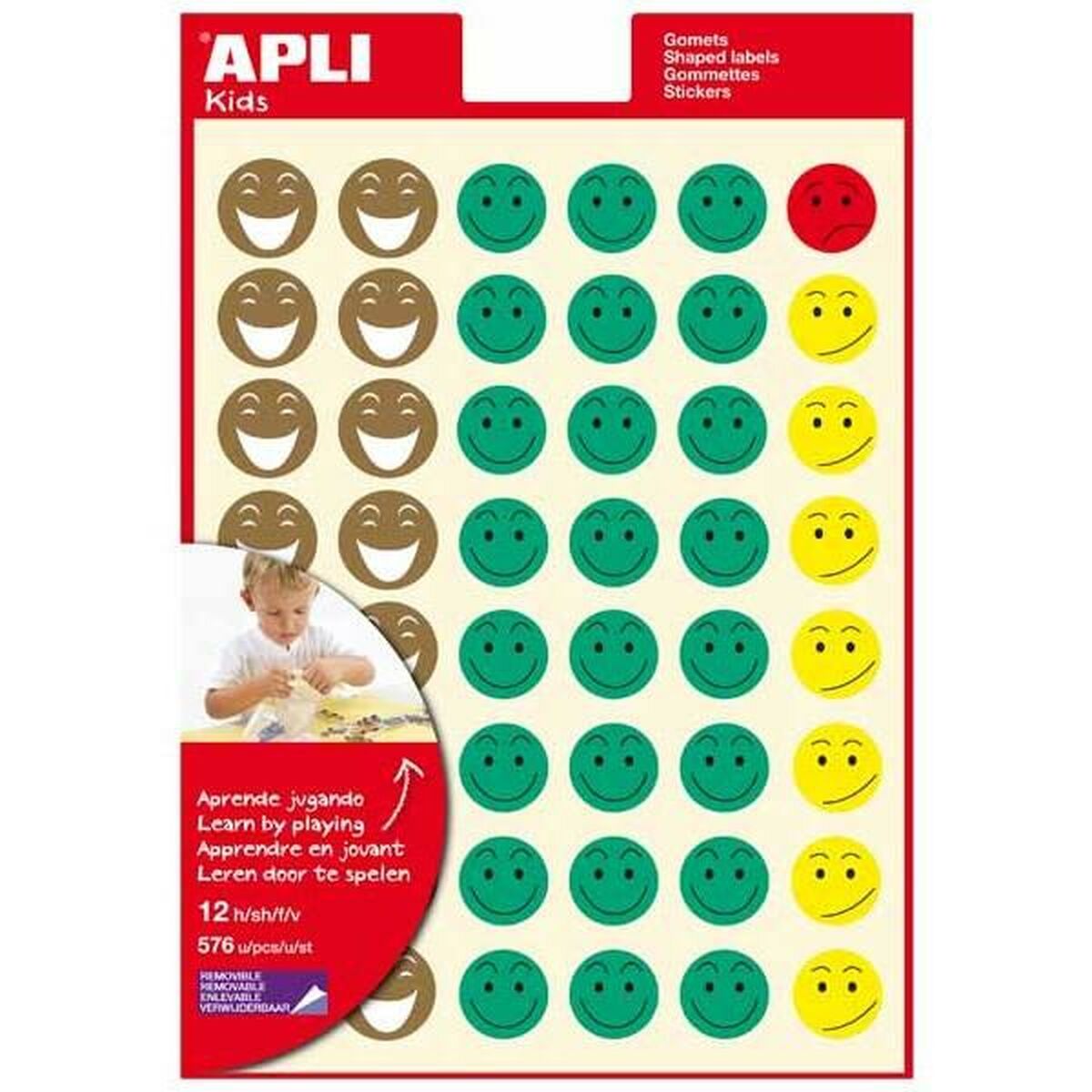 Stickers Apli Multicolour (5 Units) Stickers Apli Multicolour (5 Units)