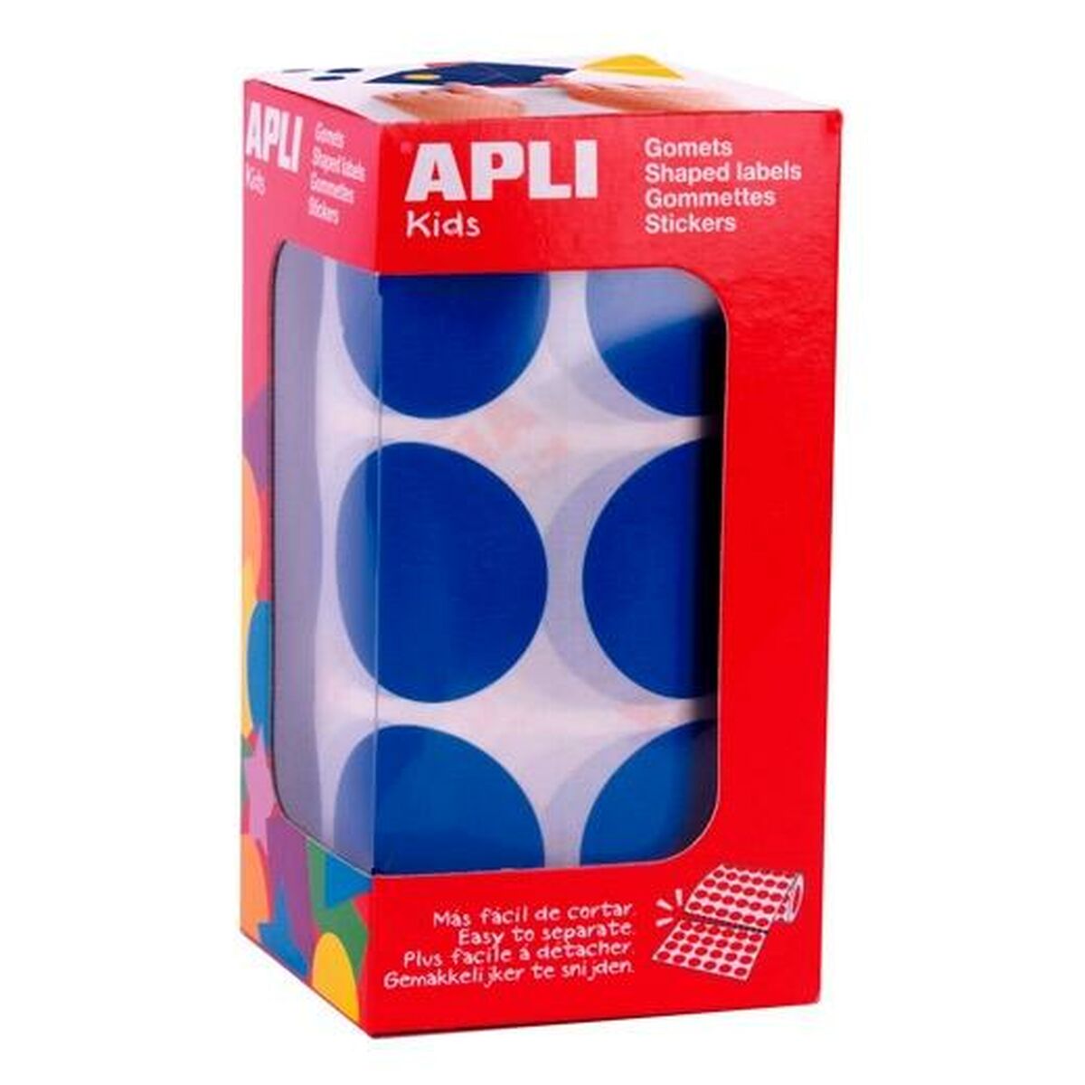 Stickers Apli Blue Circular