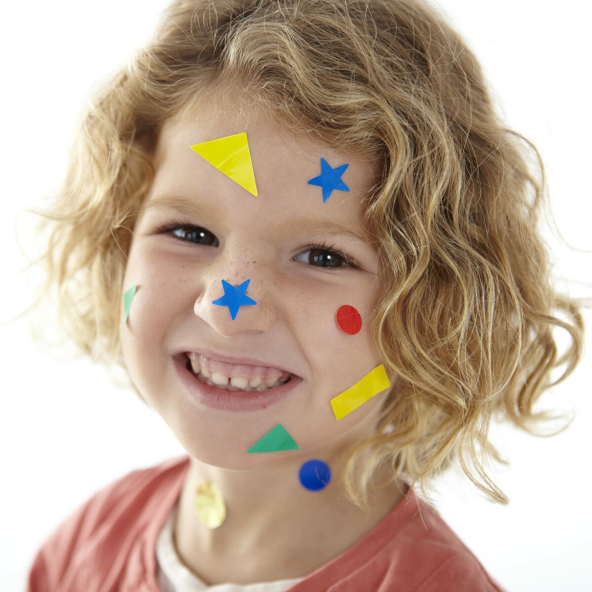 Stickers Apli Yellow Circular