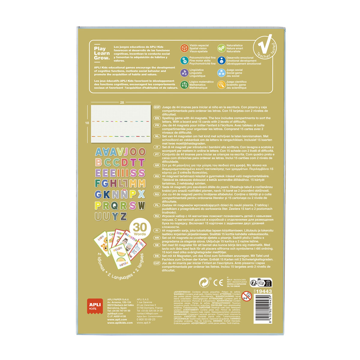 Magnetic Game Apli Multicolour