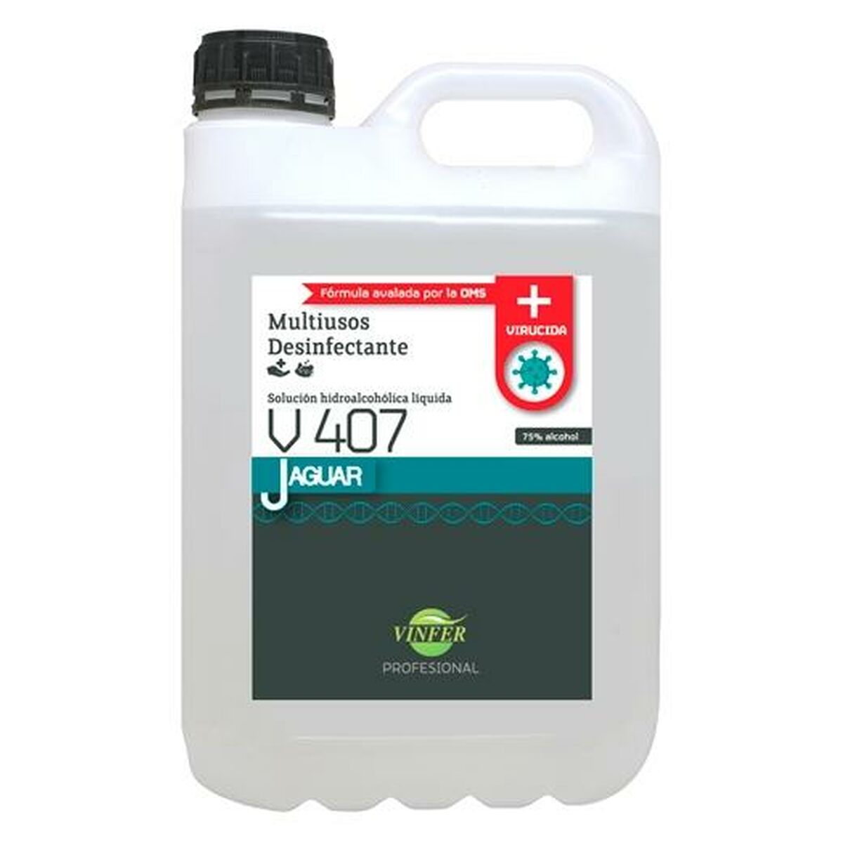 Disinfectant VINFER Jaguar V407 Multi-use 5 L Disinfectant VINFER Jaguar V407 Multi-use 5 L