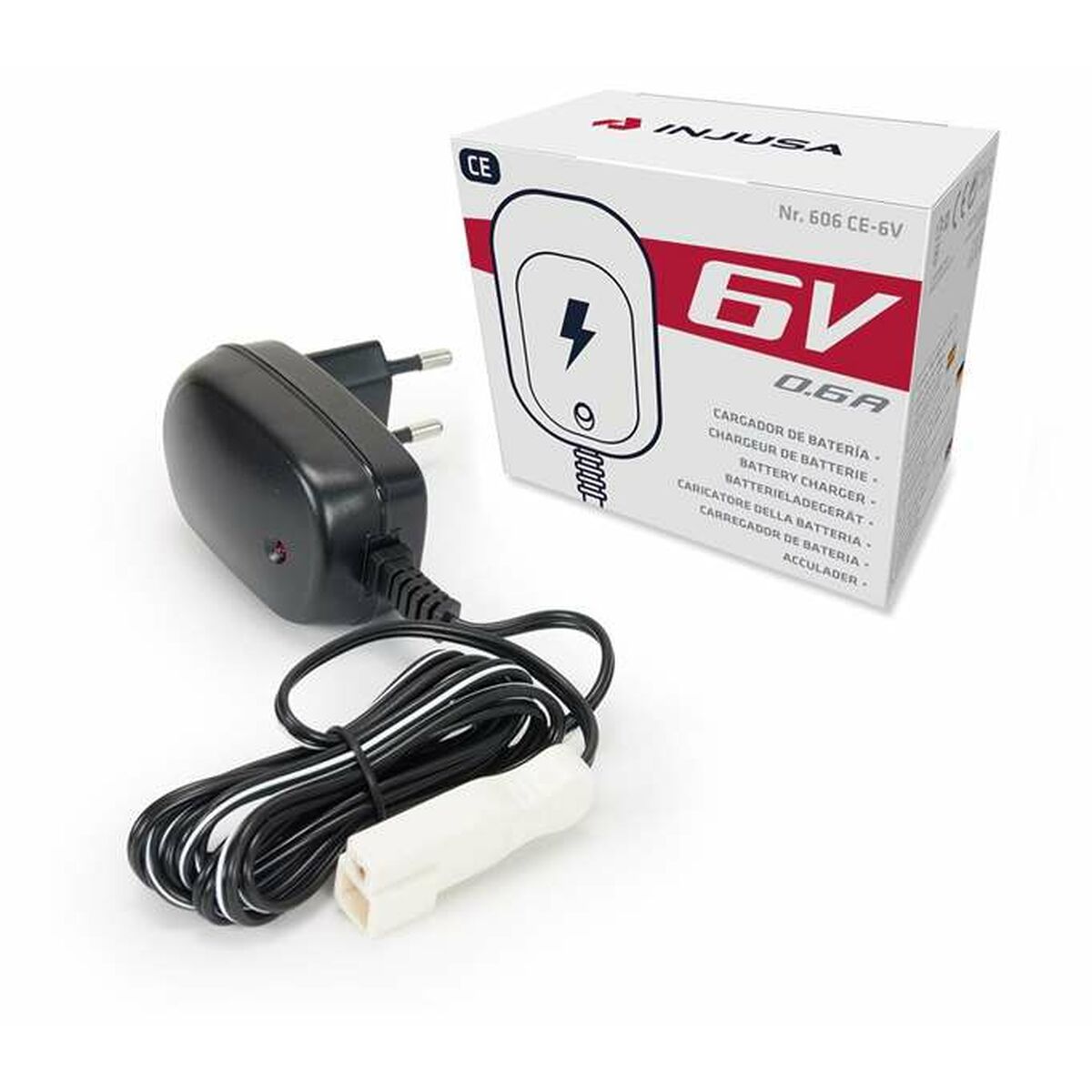 Battery charger Injusa 606 Ce E230 S6/0.6 C1 6 V Battery charger Injusa 606 Ce E230 S6/0.6 C1 6 V