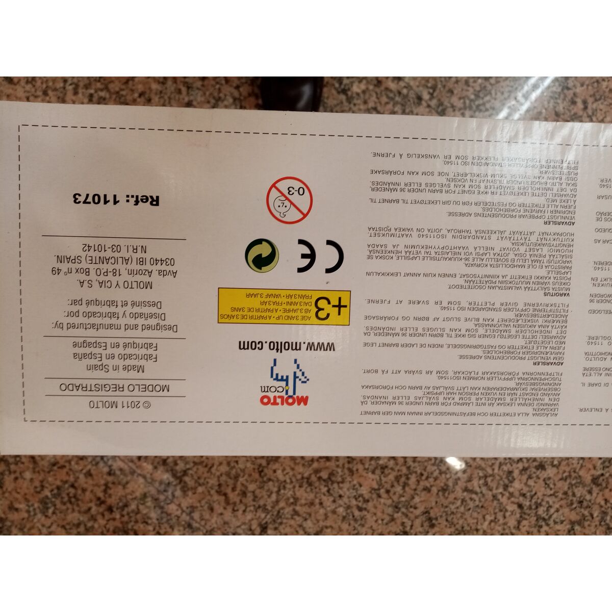 Magnetic Board with Marker Molt Magnetic 3-in-1