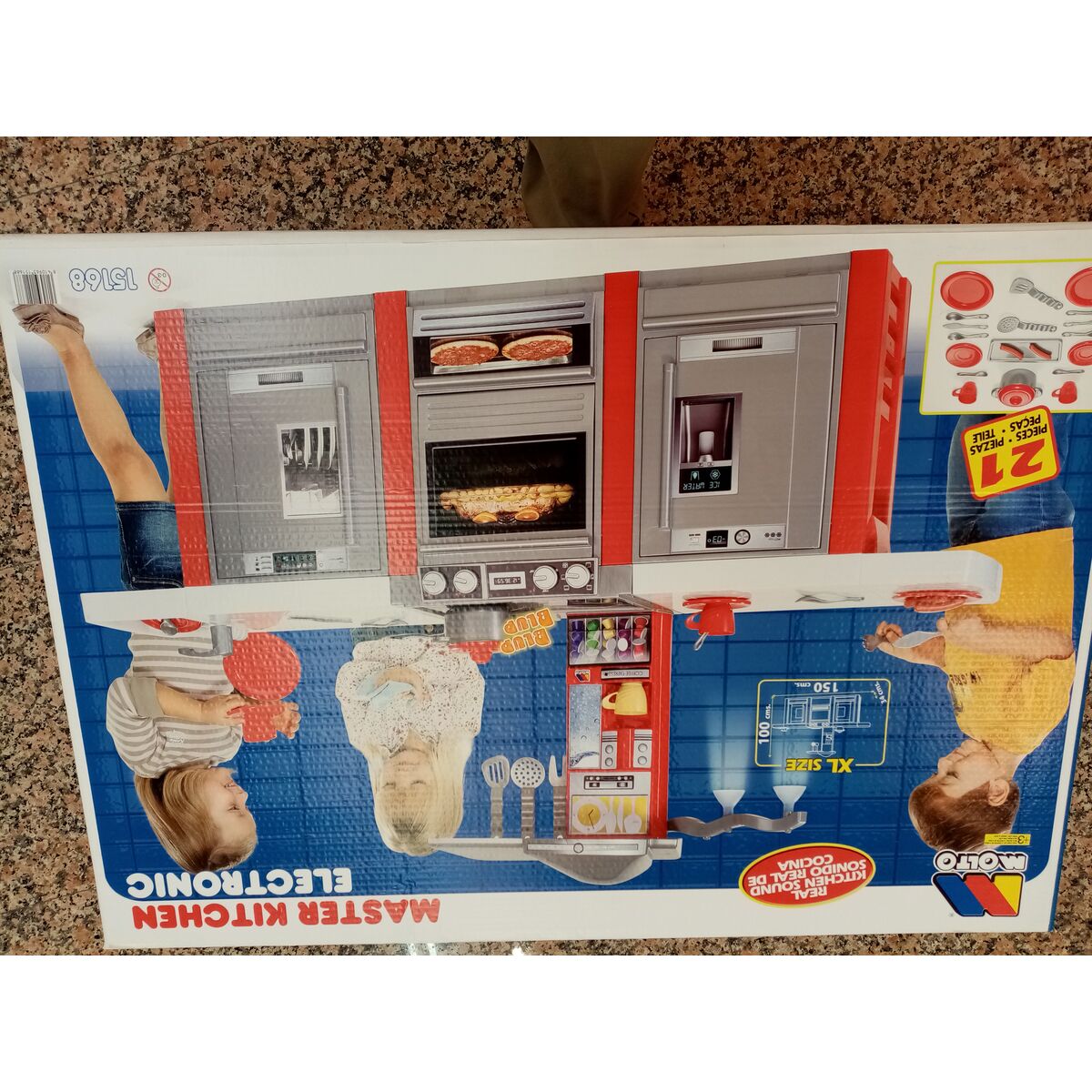 Toy kitchen Molt Masterkitchen 150 x 34 x 102 cm 15168