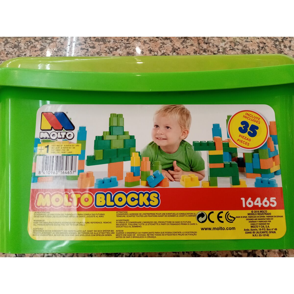 Building Blocks Game Molt (35 pcs)