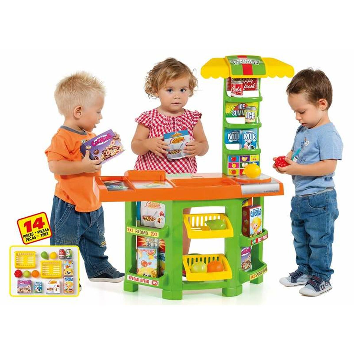 Toy Supermarket Molt 14 Pieces