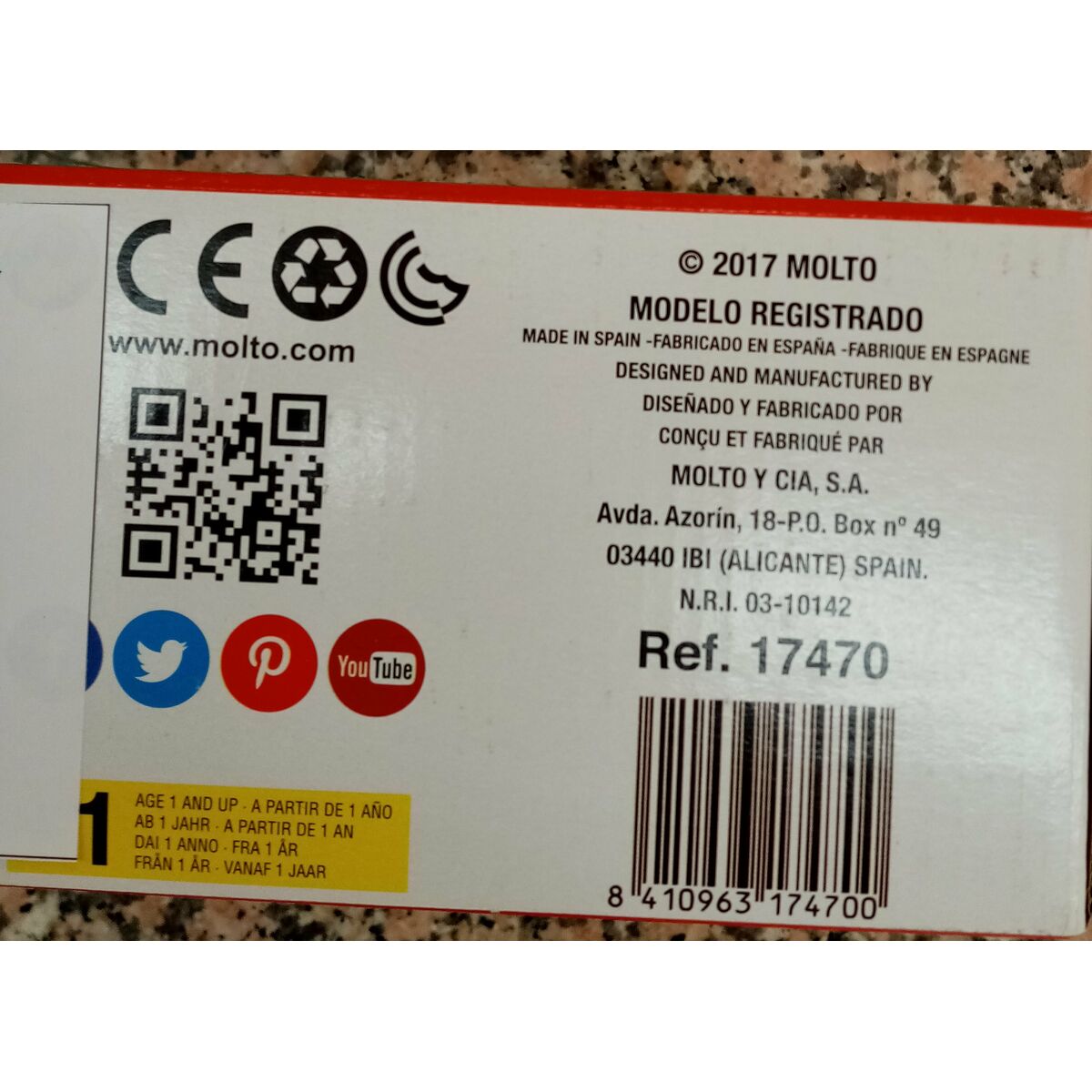 Lorry with Building Blocks Molt Aeiou Express (28 pcs)