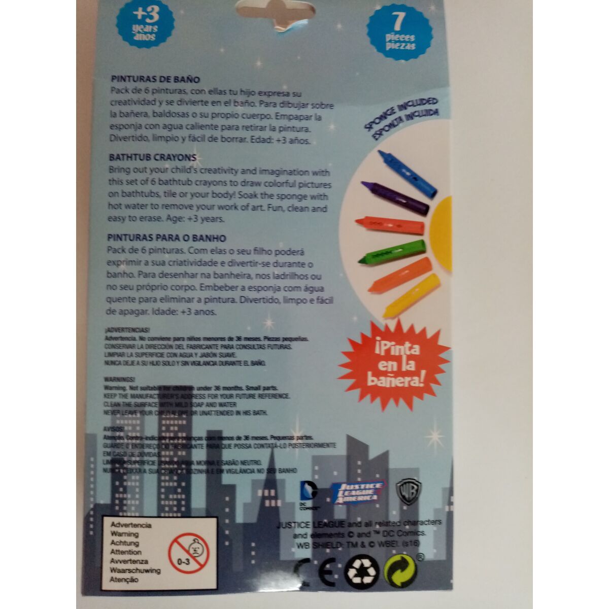 Coloured crayons MoltÃ³ 17747 Bath & Shower