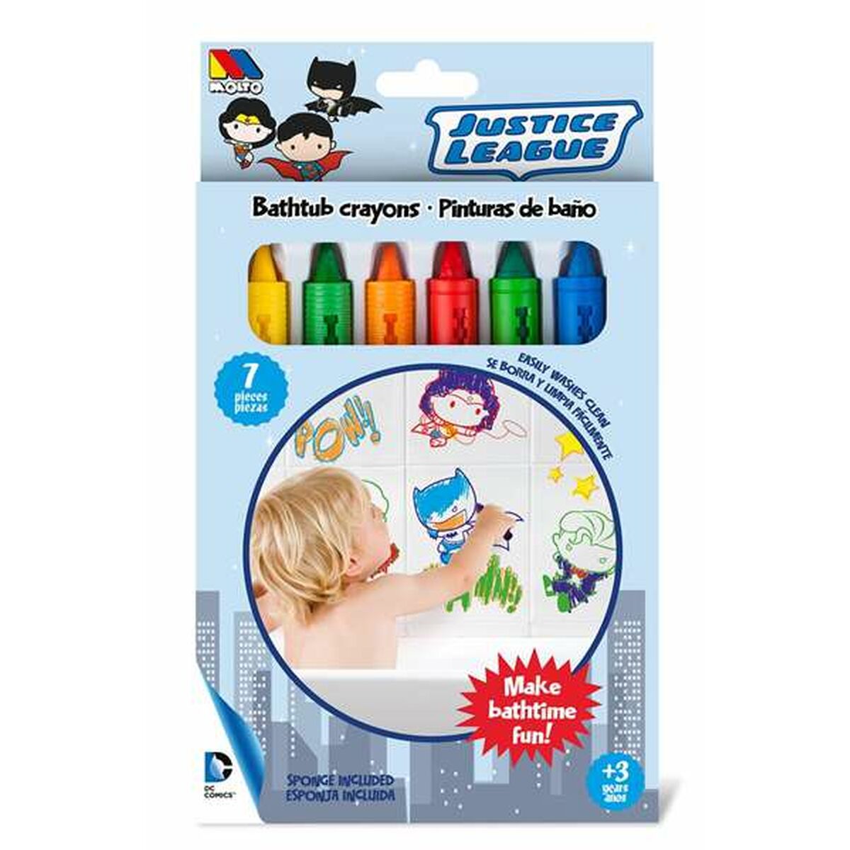 Coloured crayons MoltÃ³ 17747 Bath & Shower