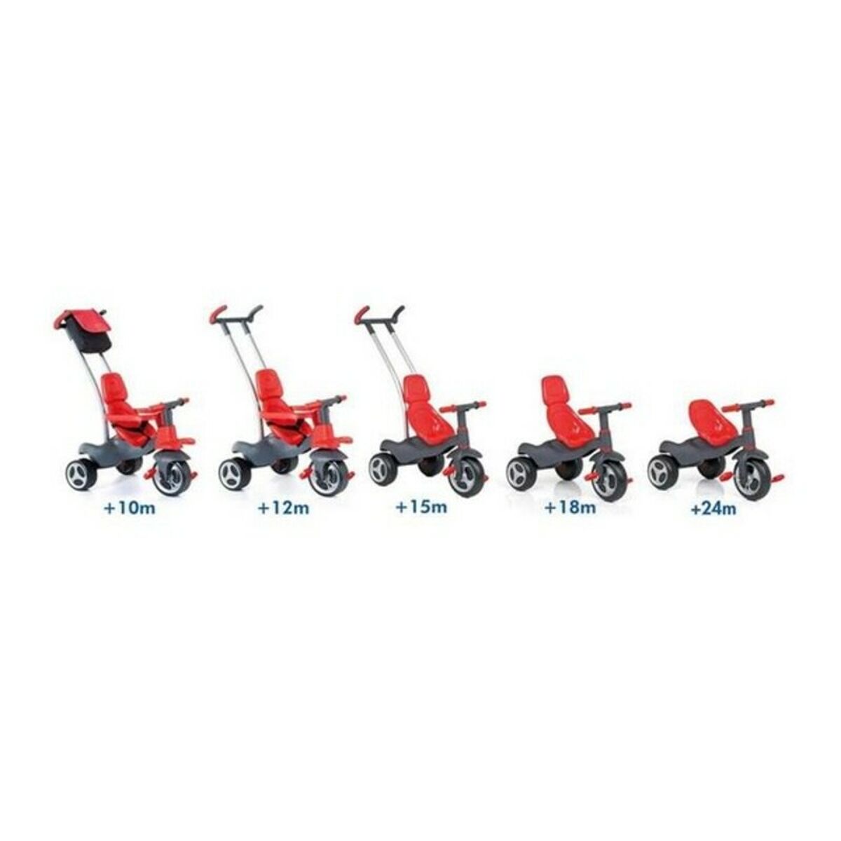 Tricycle Urban Trike Red MoltÃ³ (98 cm)