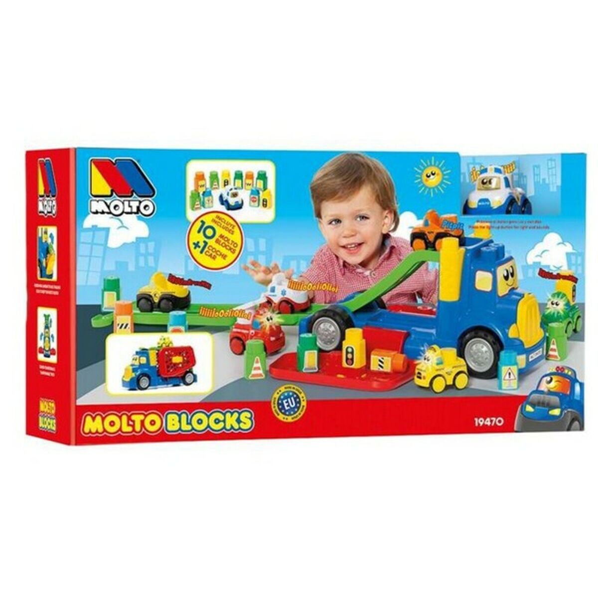 Lorry with Building Blocks Molt 19470 (82 cm) (10 pcs) Lorry with Building Blocks Molt 19470 (82 cm) (10 pcs)