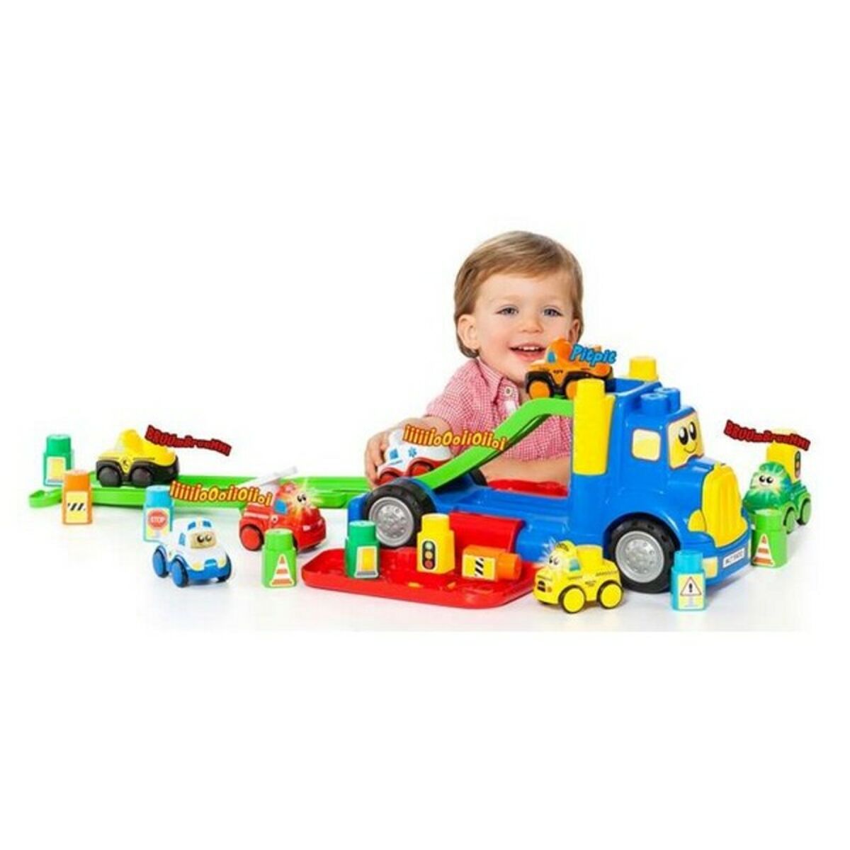 Lorry with Building Blocks Molt 19470 (82 cm) (10 pcs)