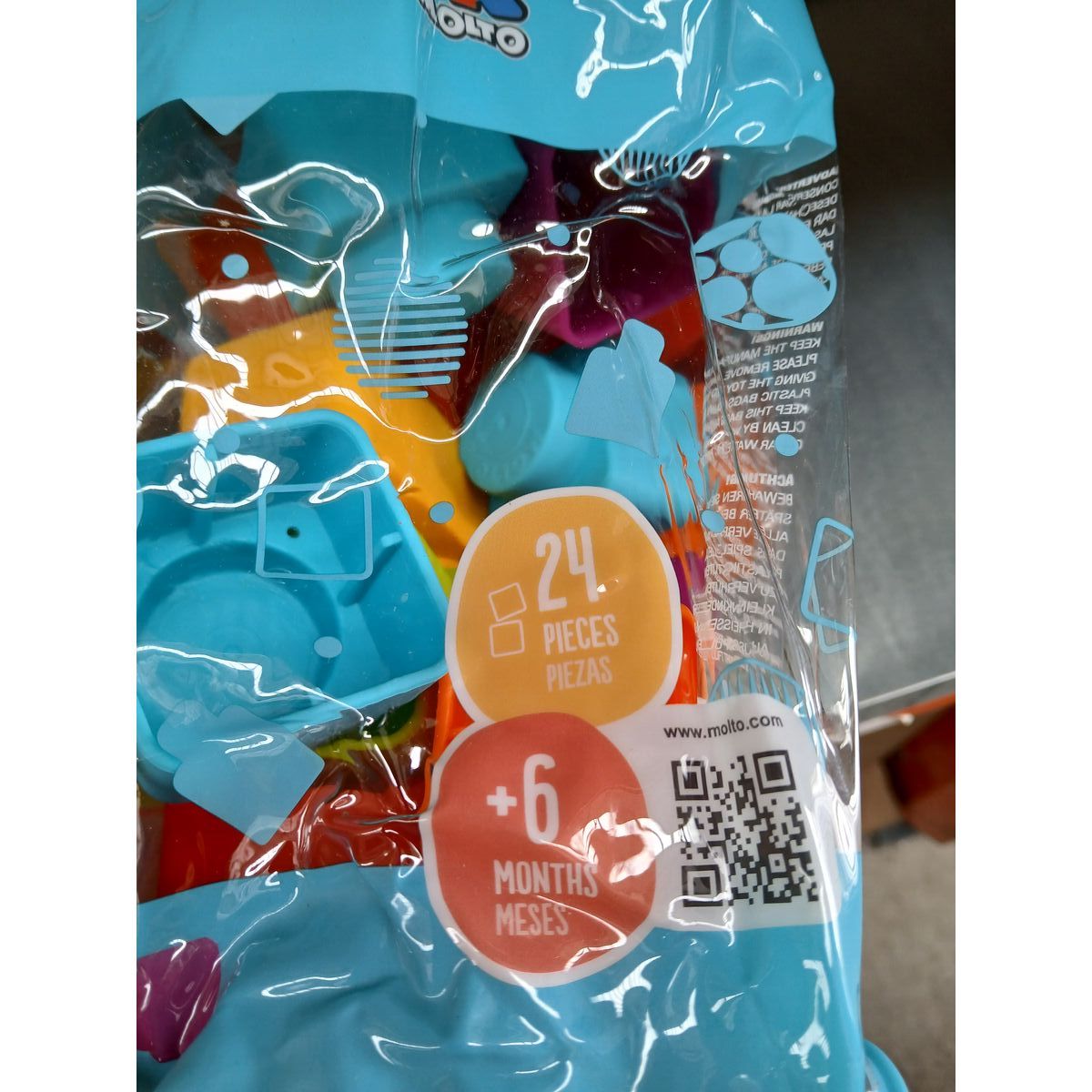 Building Blocks Game Play&Sense Blocks Molt 24 Pieces