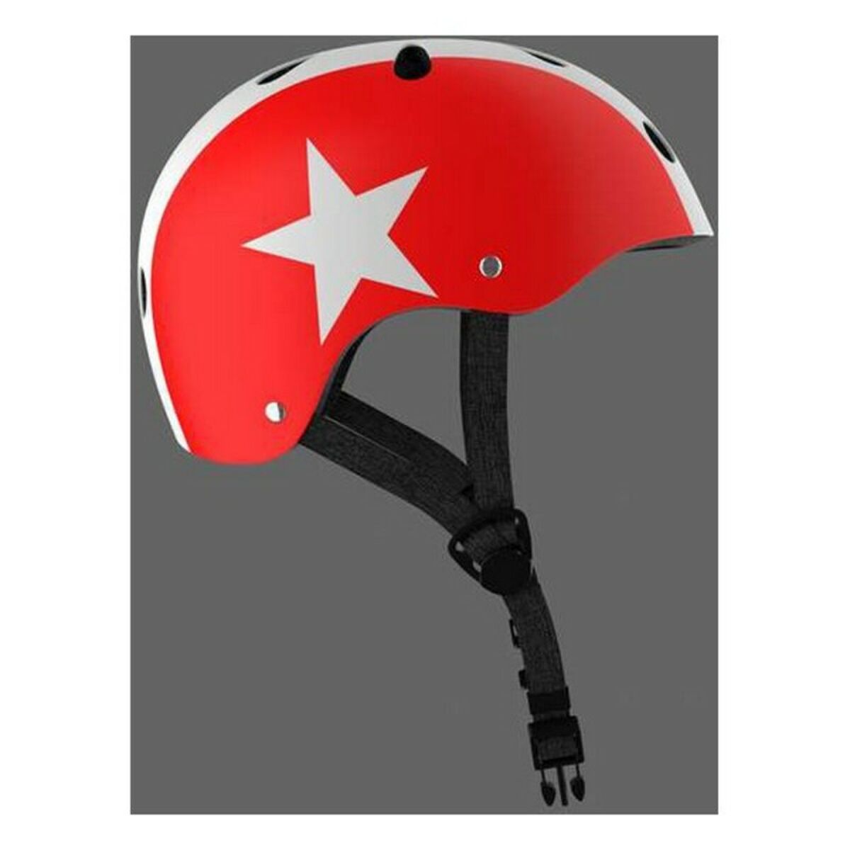 Baby Helmet Molt White Red 48-53 cm