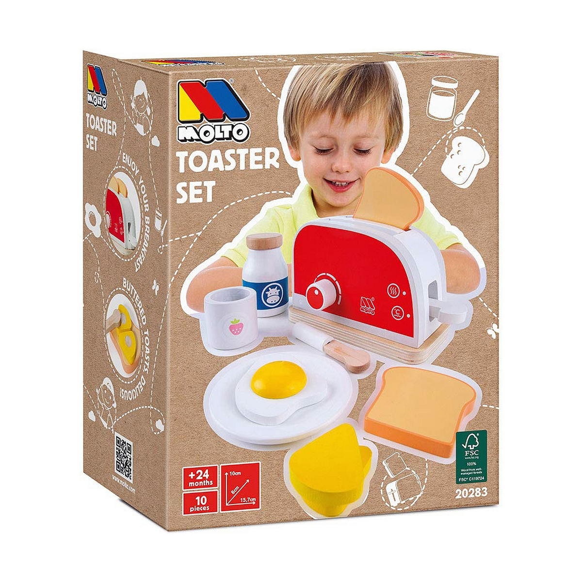 Toy toaster Molt Toaster Set