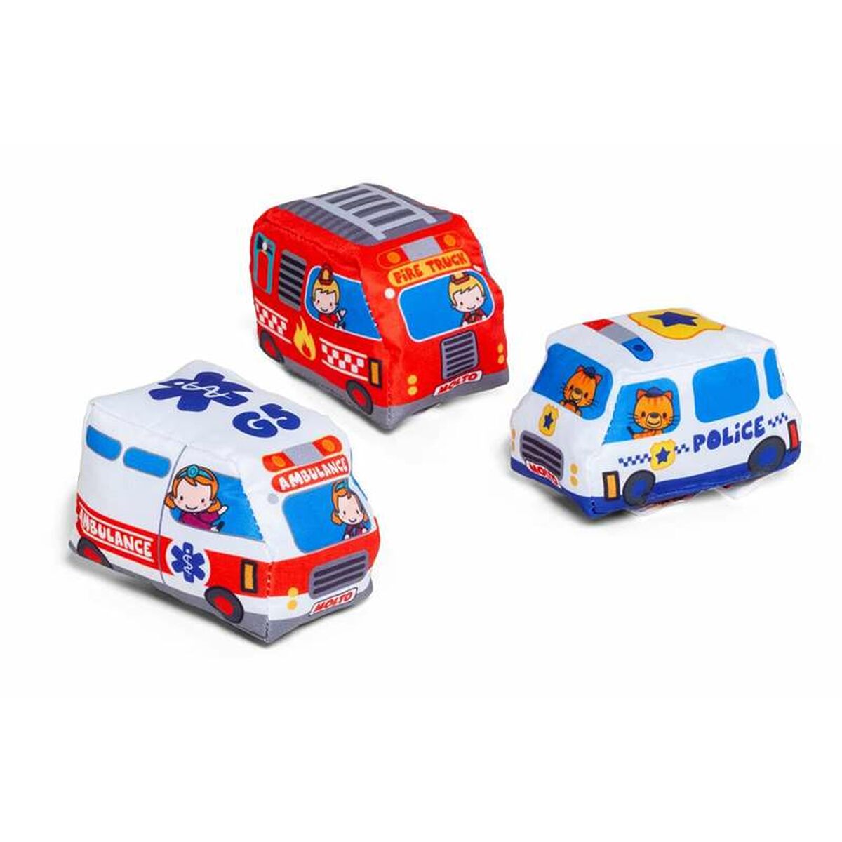 Set of cars Molt Soft 3 Pieces
