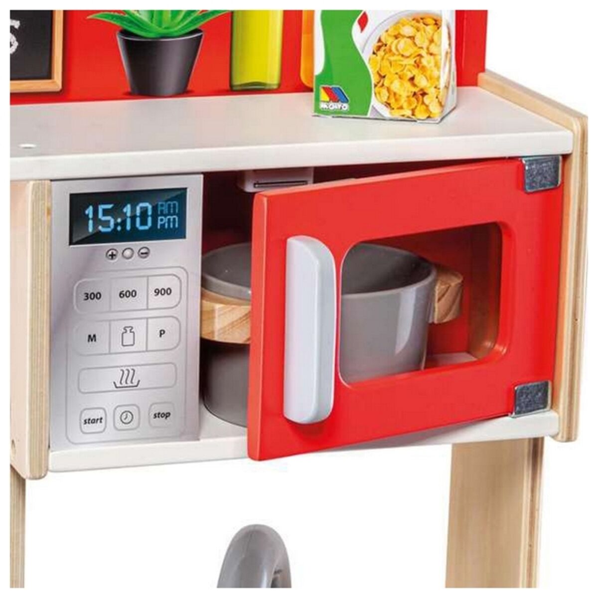 Toy kitchen Molt 21292 Wood Red (10 pcs)