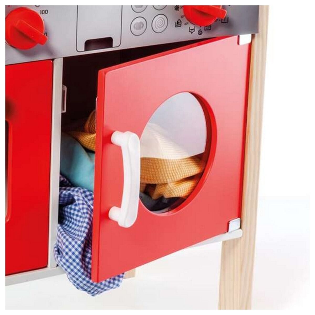 Toy kitchen Molt 21292 Wood Red (10 pcs)