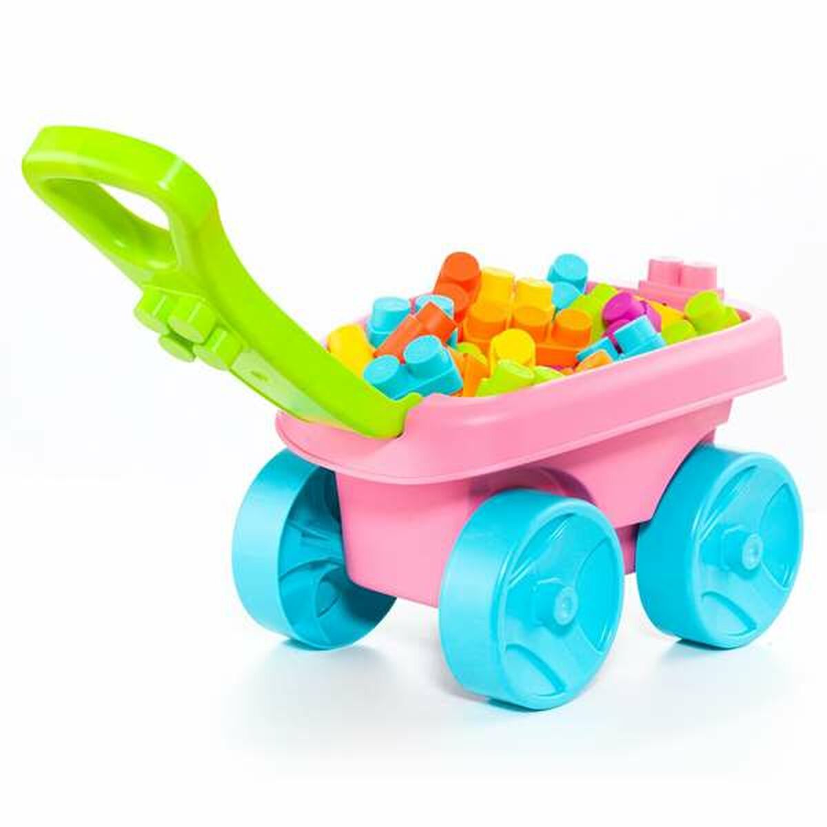 Building Blocks Molt 20 Pieces Trolley Pink