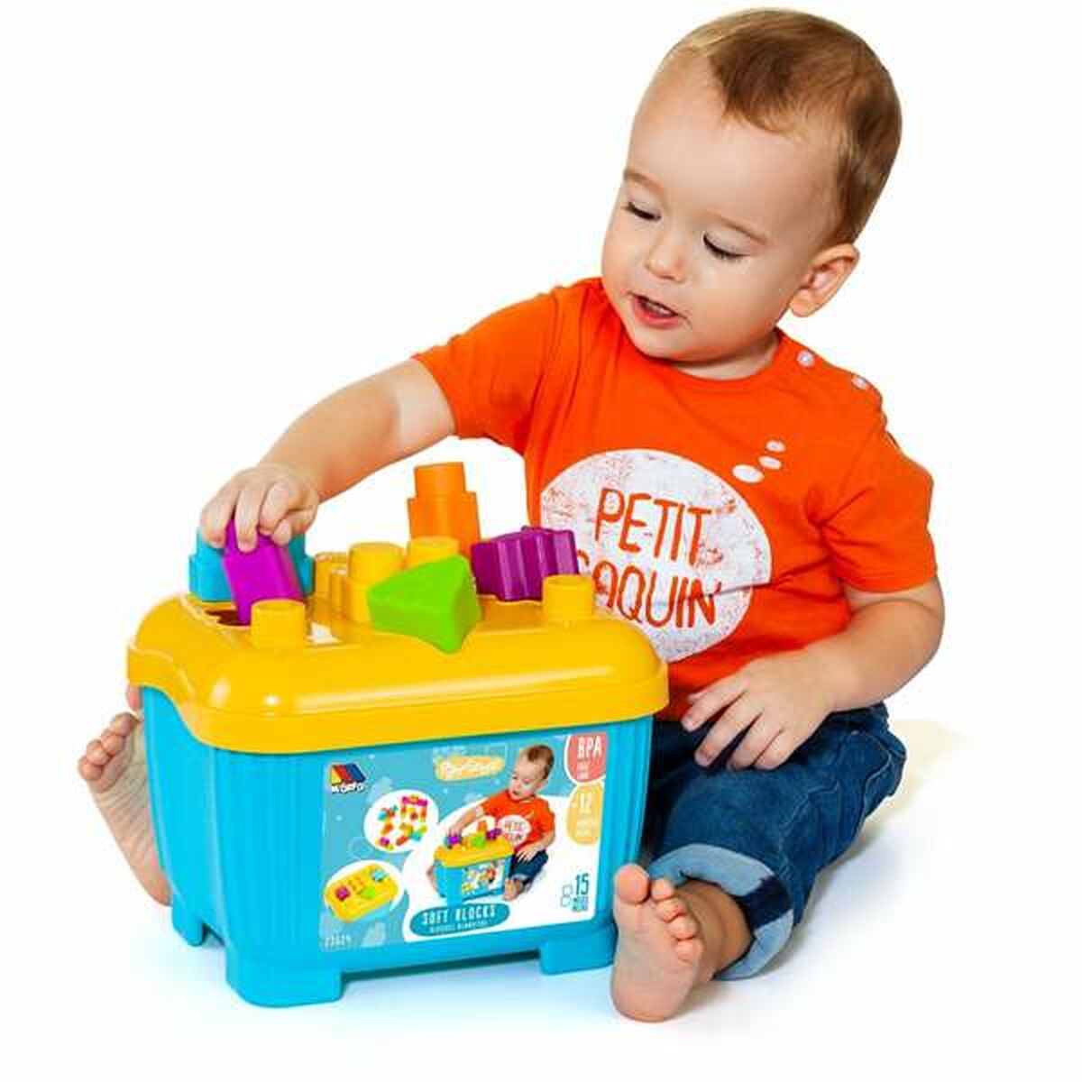 Construction set Molt Blocks & Puzzles 15 Pieces