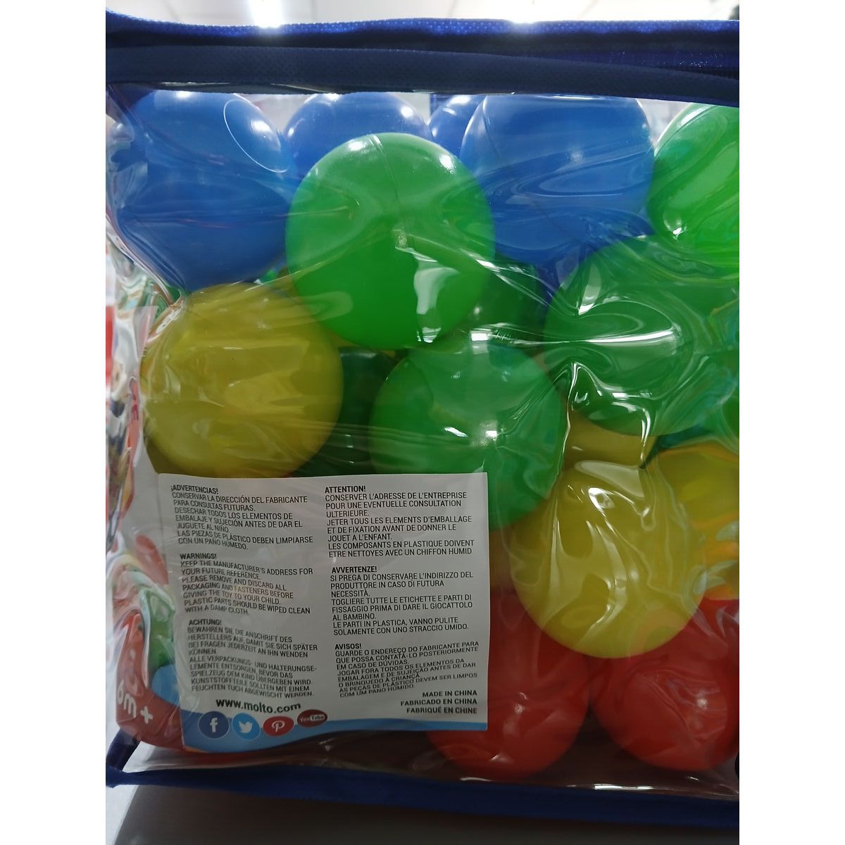 Balls MoltÃ³ Multicolour 100 Units