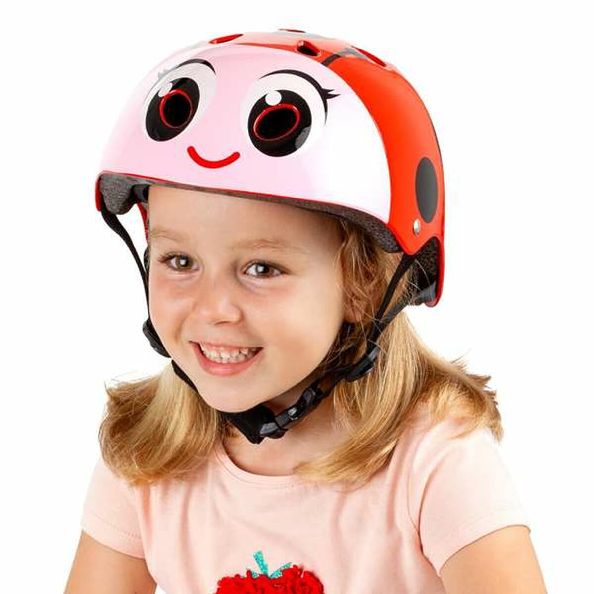 Children’s Cycling Helmet Molt Red Ladybird 26 x 21 x 16,5 cm