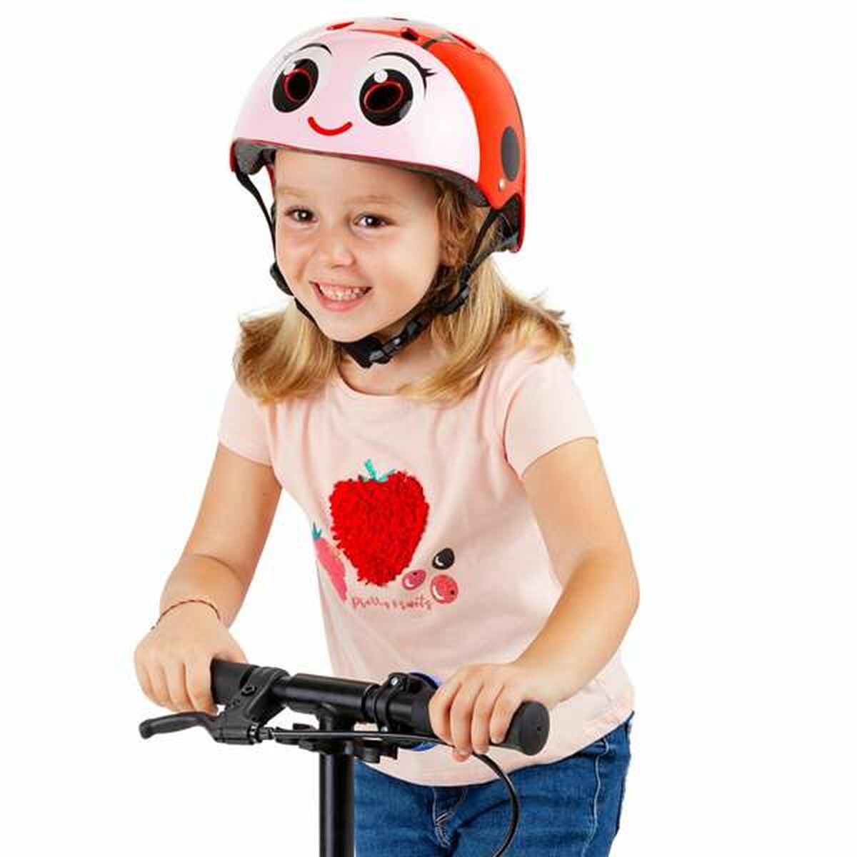 Children’s Cycling Helmet Molt Red Ladybird 26 x 21 x 16,5 cm