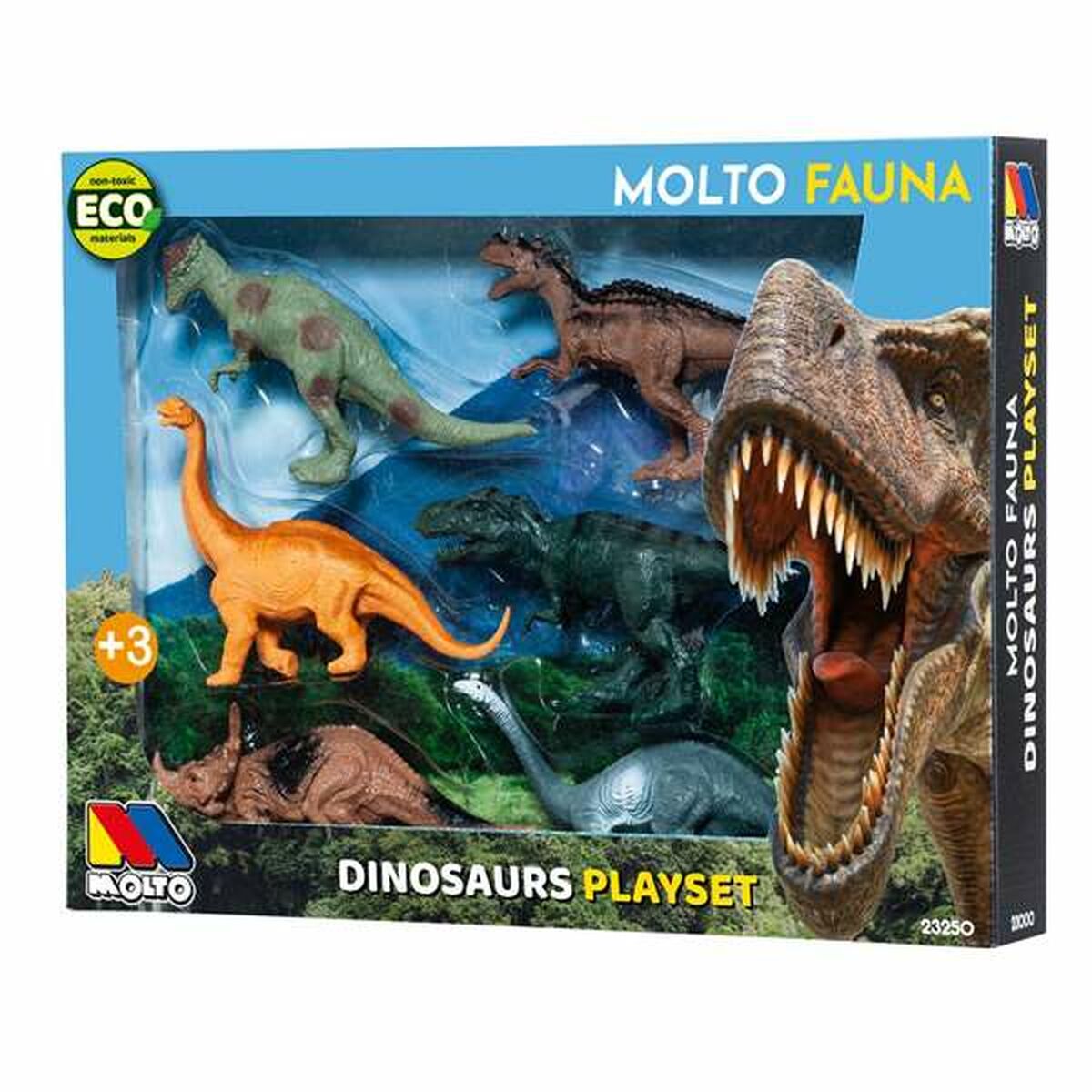 animals Molt Plastic 6 Pieces