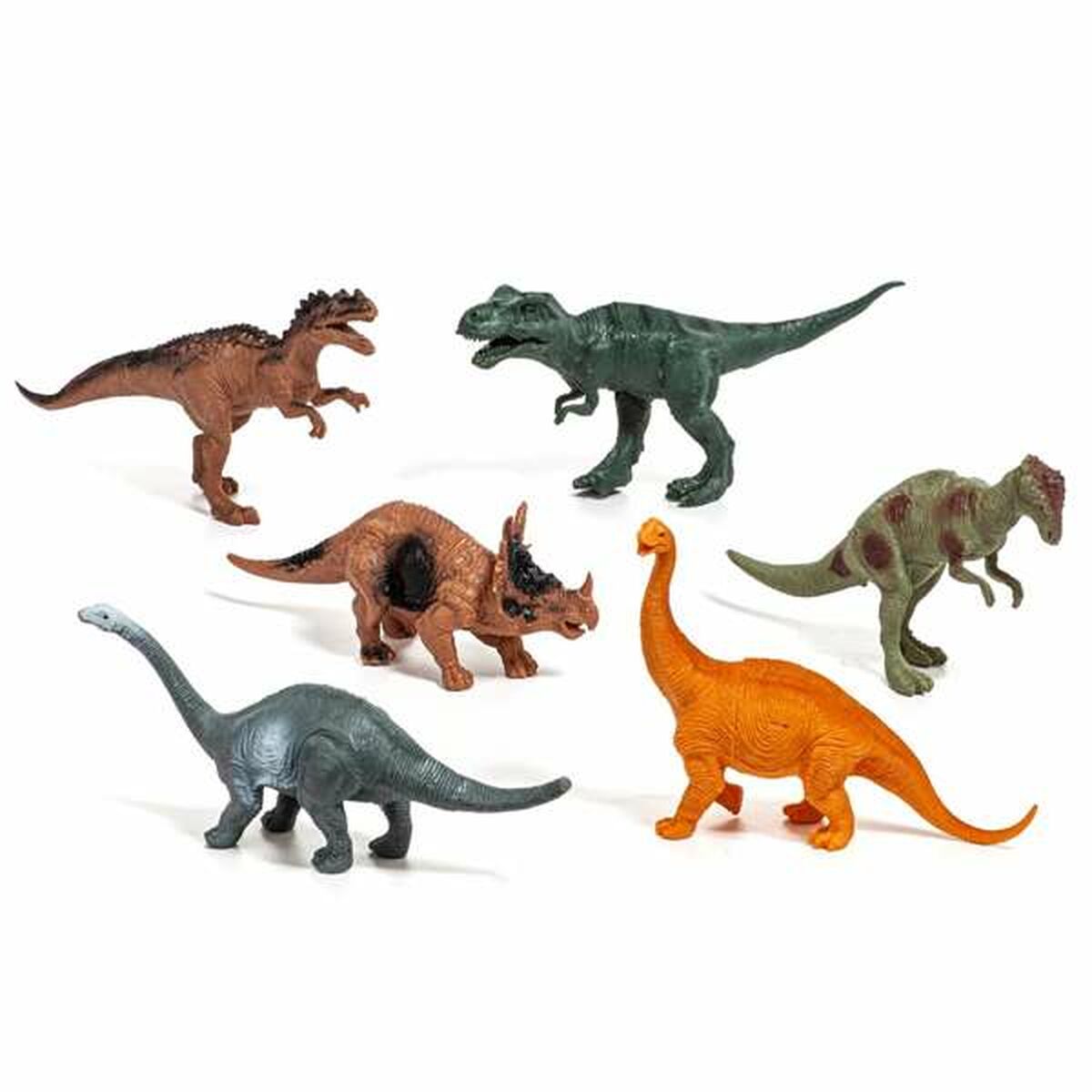 animals Molt Plastic 6 Pieces animals Molt Plastic 6 Pieces