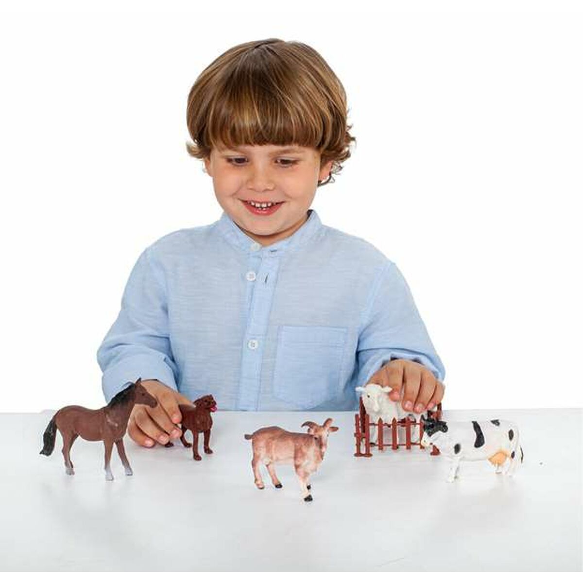 Set of Farm Animals Molt 6 Pieces Plastic