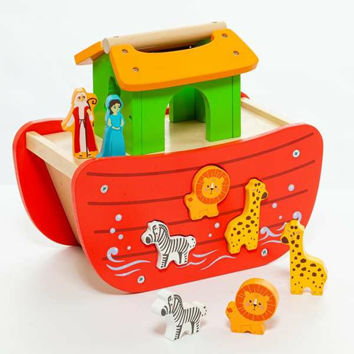 Playset Molt Noah’s ark Wood 17 Pieces