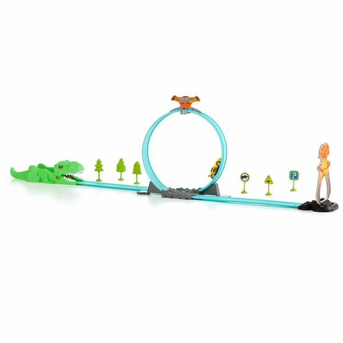 Racetrack Molt 107 cm Dinosaur 17 Pieces