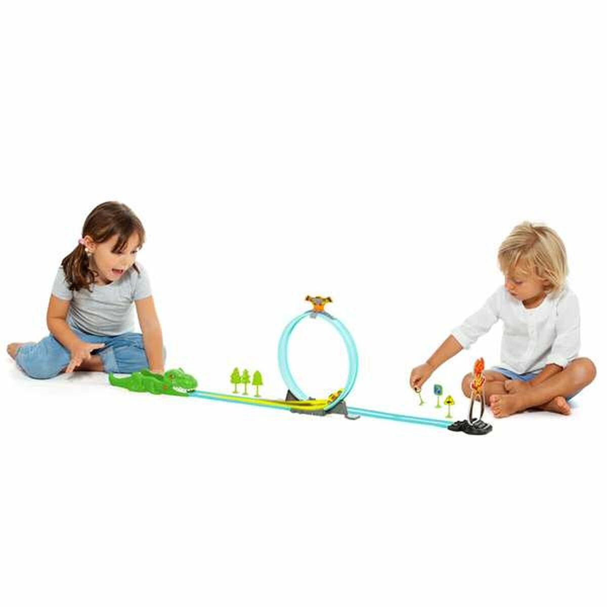 Racetrack MoltÃ³ 107 cm Dinosaur 17 Pieces