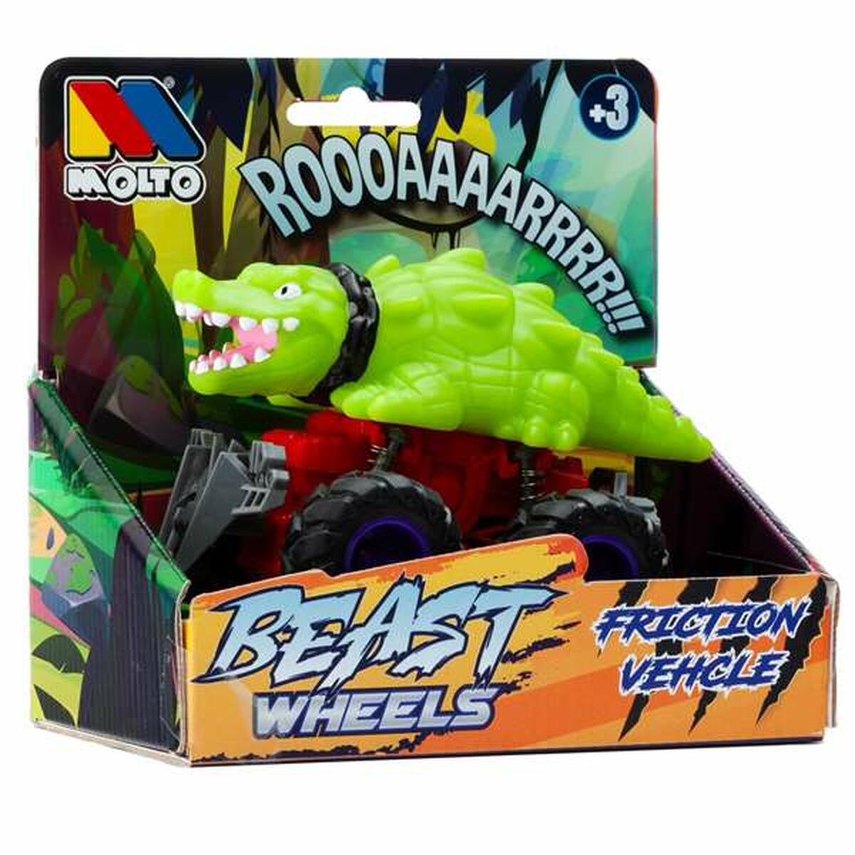 Friction Car Molt Beast Wheels Multicolour