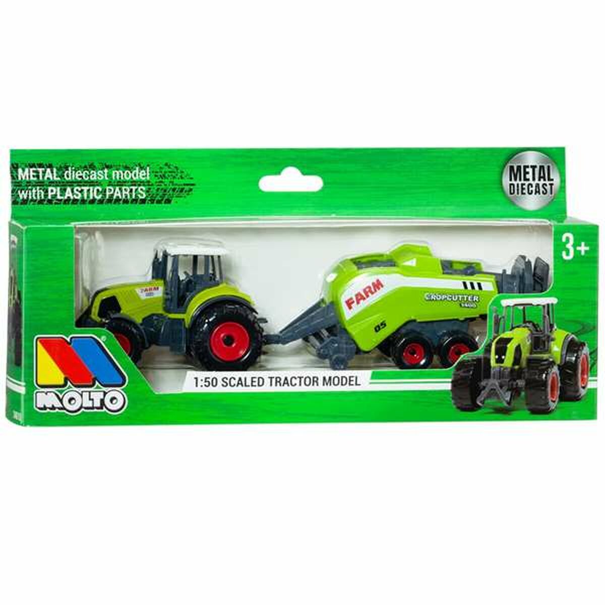 Toy tractor Molt 1:50