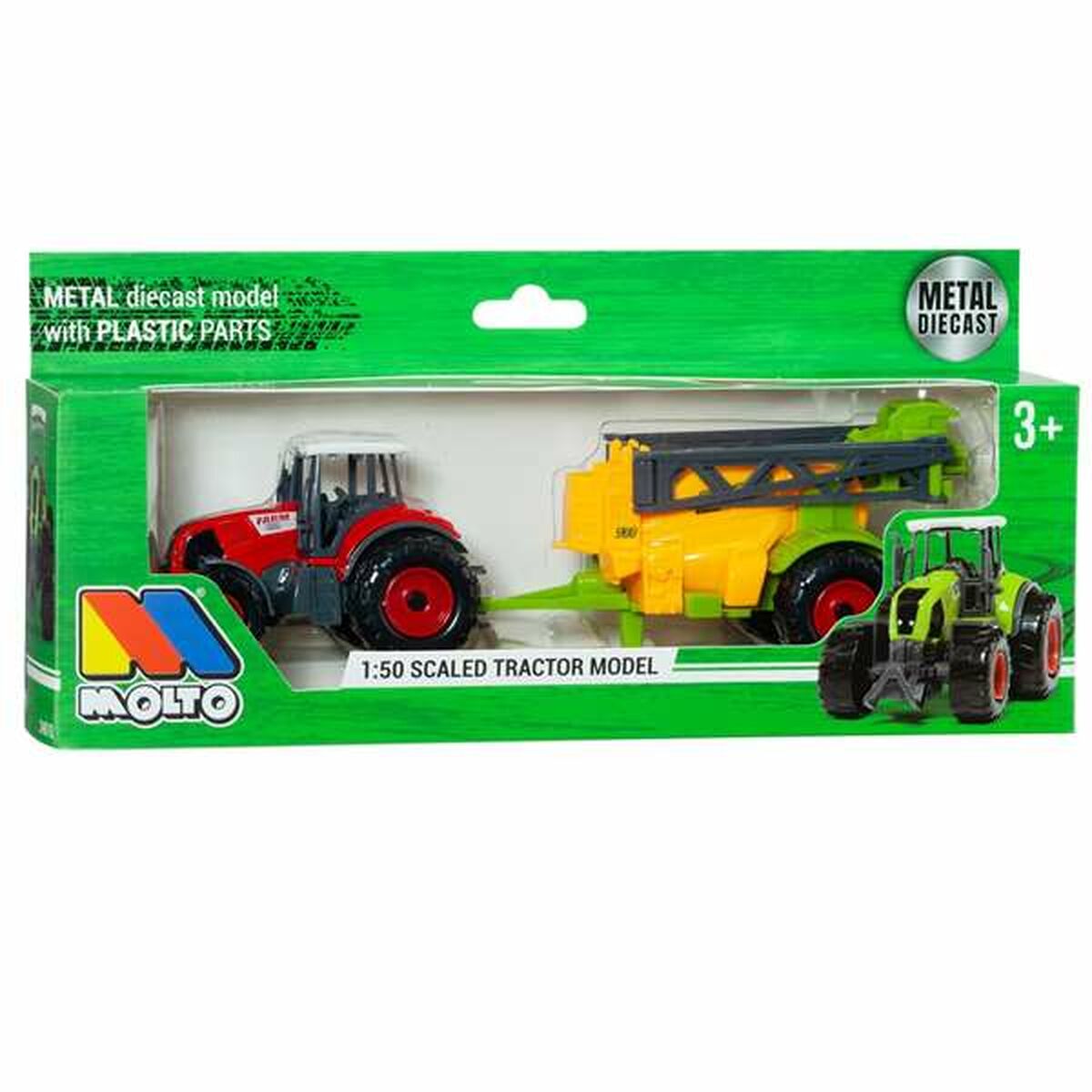 Toy tractor Molt 1:50
