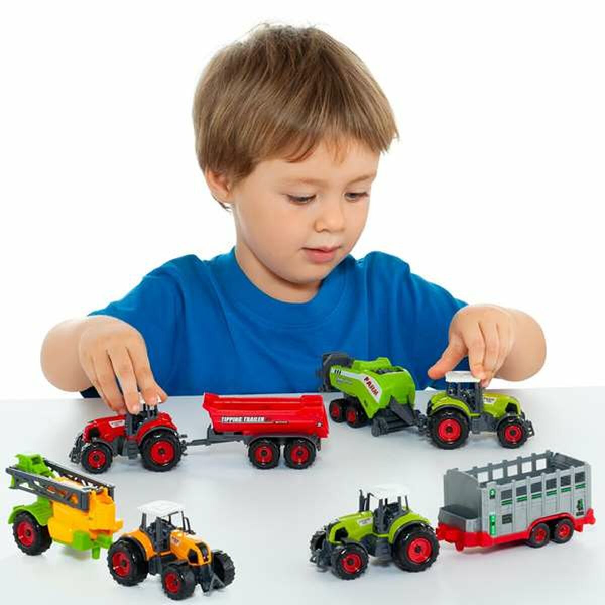 Toy tractor Molt 1:50