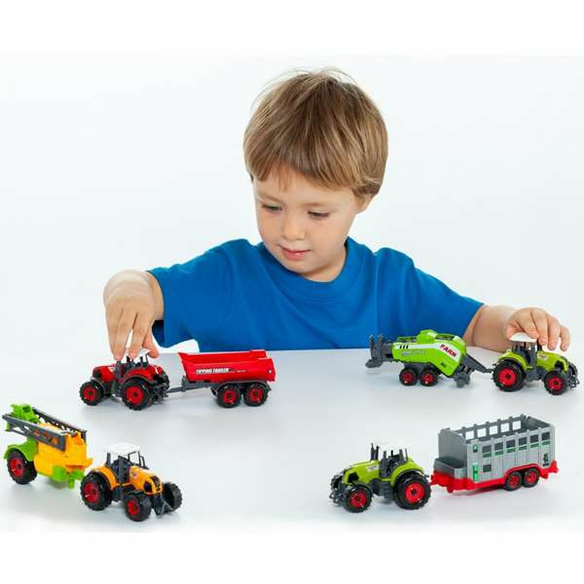 Toy tractor Molt 1:50