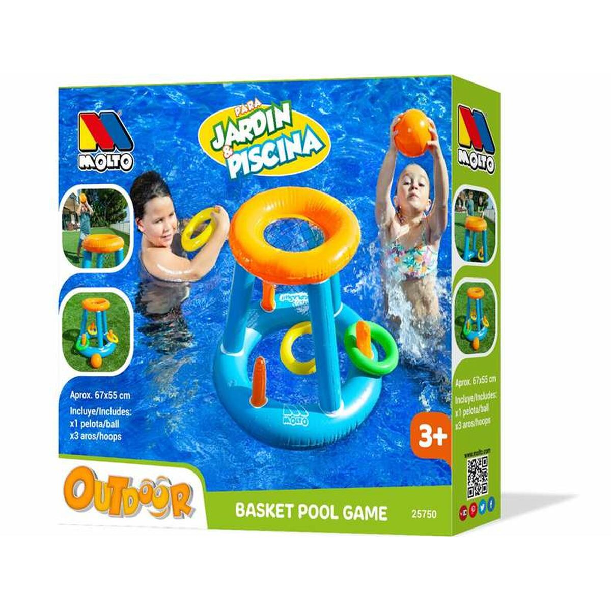 Basketball Basket Moltó Outdoor Inflatable Basketball Basket Moltó Outdoor Inflatable