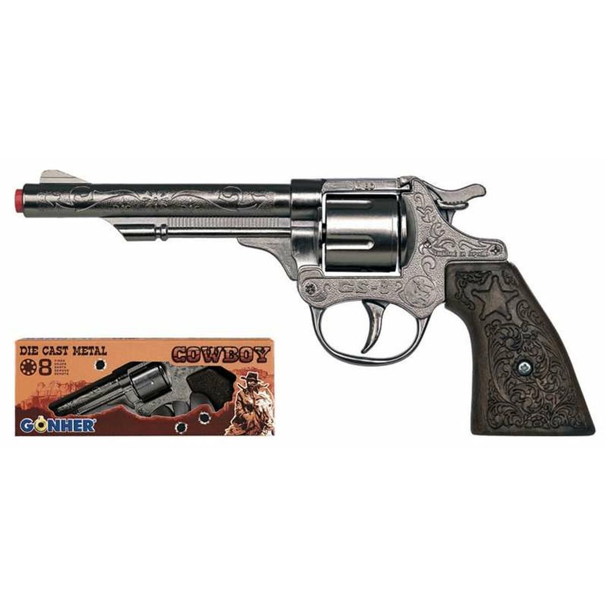 Cap Gun Gonher Silver Cowboy Cap Gun Gonher Silver Cowboy